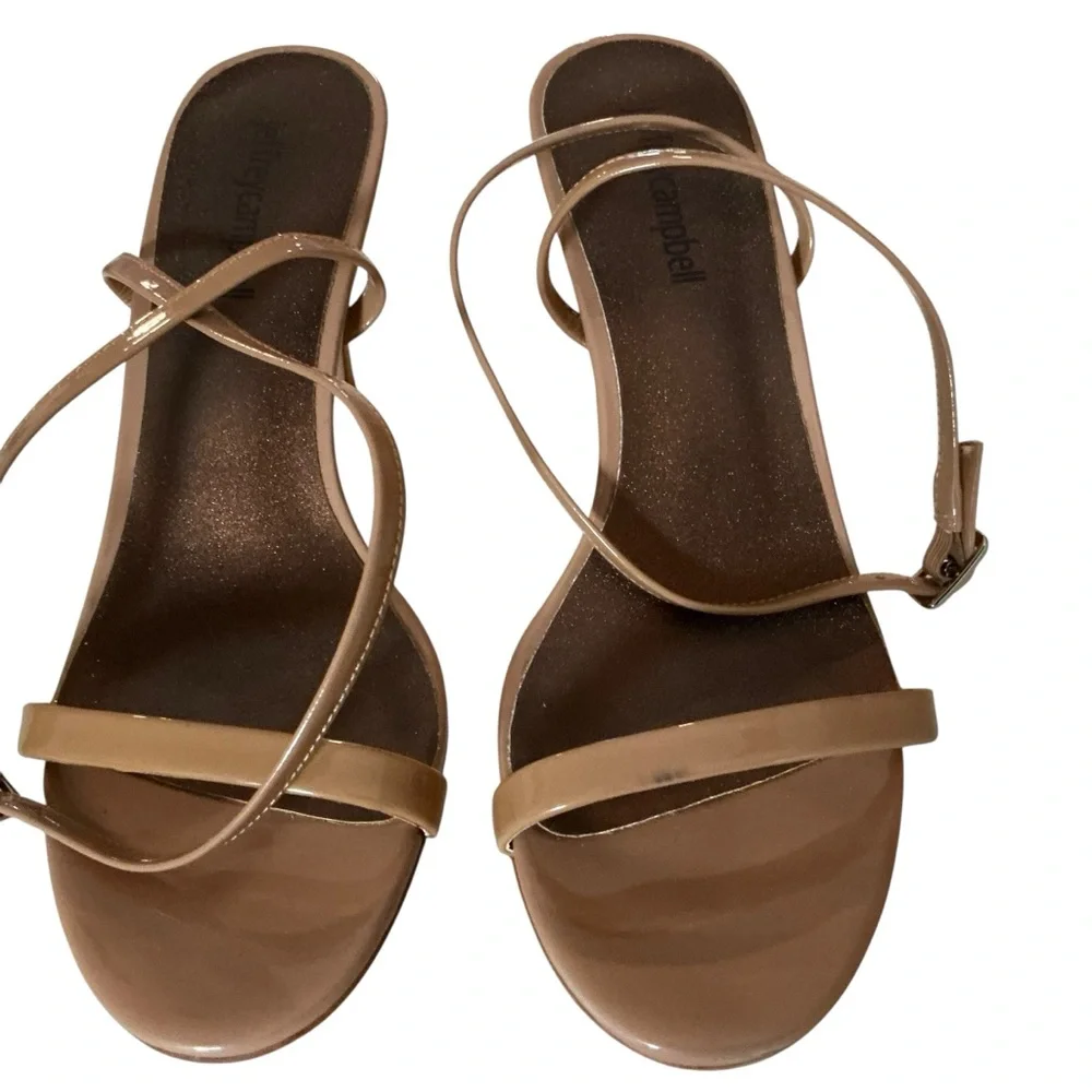 Jeffrey Campbell beige patent
